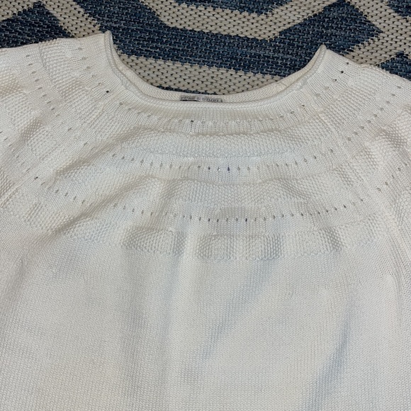 All white S&P sweater size XL - Picture 3 of 9